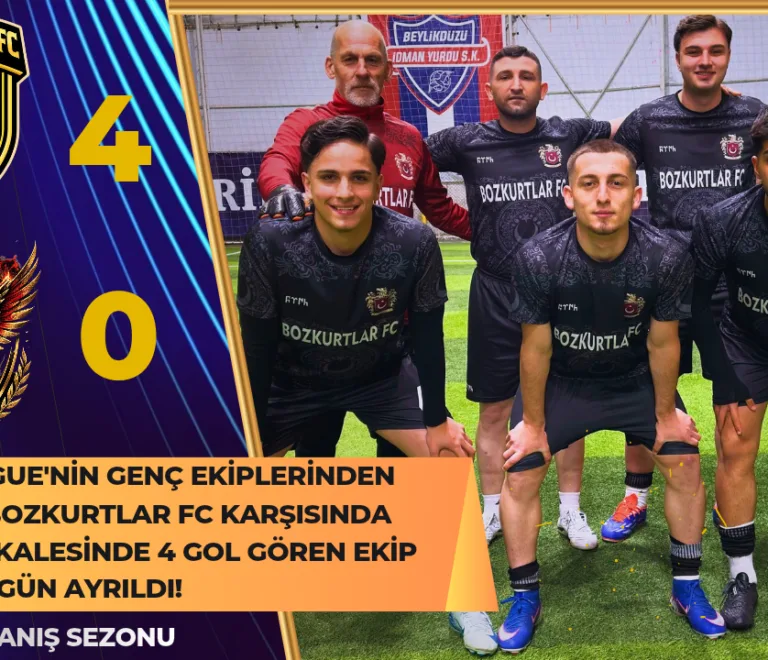 BOZKURTLAR FC 4 – 0 ANKANOVA FC